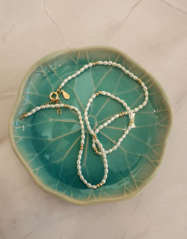 Luna Rae - Gold Vermeil - Petite Pearl Necklace