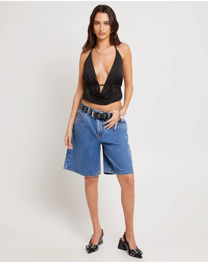 Insight - Cowl Halter Top