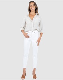 CAMIXA - Rina Striped Linen Shirt