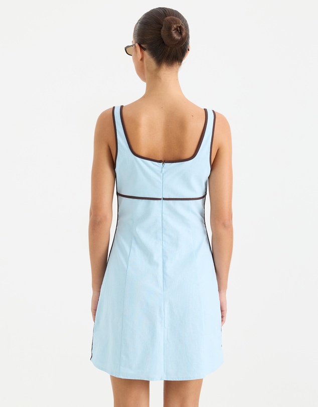 Calli - Maxime Contrast Bind Mini Dress