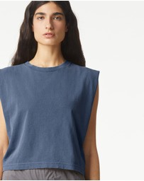 American Apparel - Heavyweight Garment Dyed Women's Muscle T-Shirt