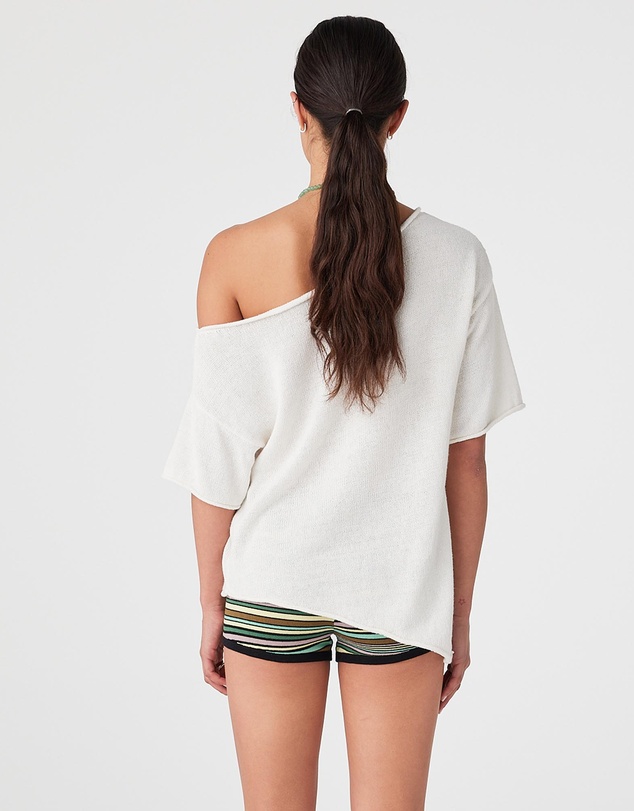 Arcaa - Alyia Asymmetrical Knit Tee