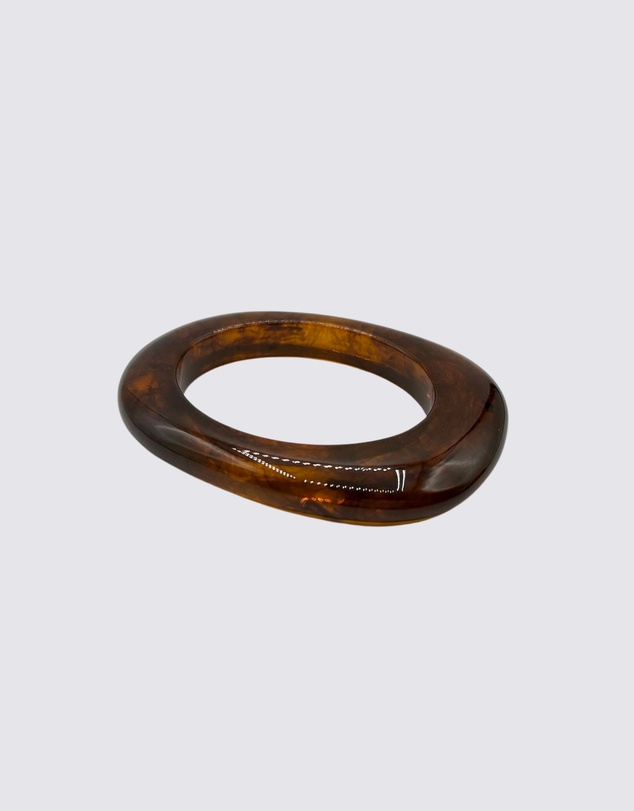 8 Other Reasons - Sculpted Brown Bangle