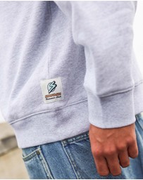 Skwosh - You Little Ripper Crew Neck Sweat in Grey Marle