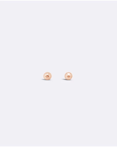 Ichu - Tiny Rose Gold Ball Studs