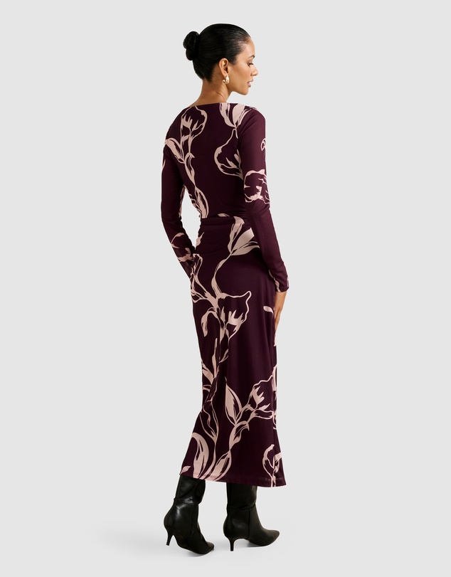 Forever New Petite - Ally Petite Long Sleeves Midi Dress