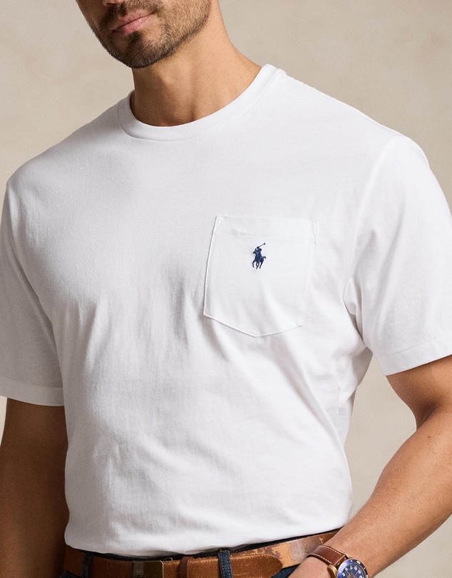Polo Ralph Lauren - ICONIC EXCLUSIVE - Big & Tall Jersey Pocket T-Shirt