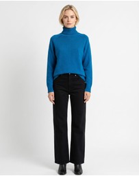 SILK MAGNOLIA - Cashmere Roll Neck Jumper