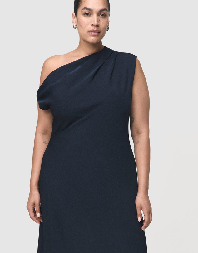M.N.G - A-Line Dress With Asymmetrical Neckline