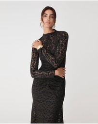 Forcast - Romy Lace Ruched Dress