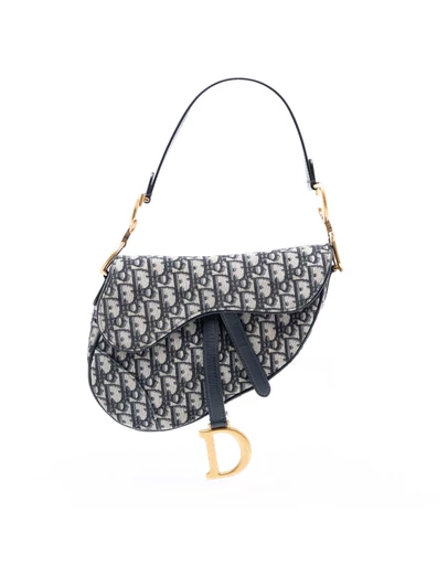 Pre-Loved by Azura Reborn - Pre-Loved Oblique Canvas Saddle Bag