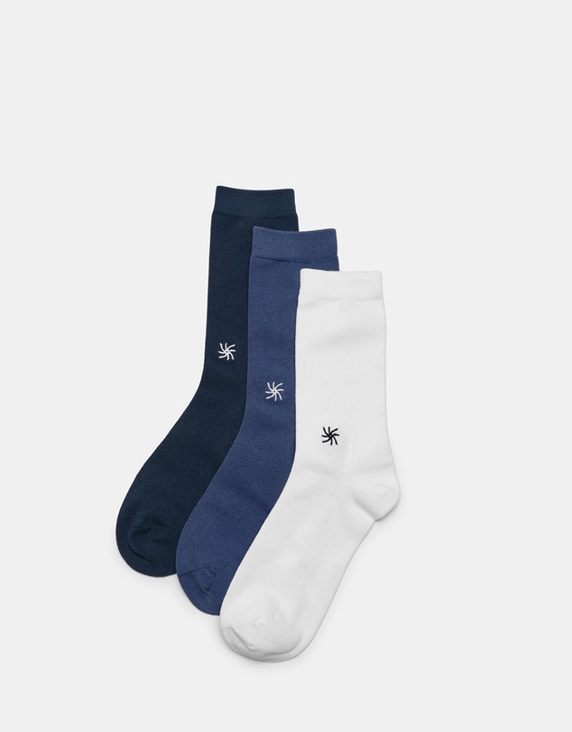 Clarks - 3-Pack Cloudsteppers Crew Socks