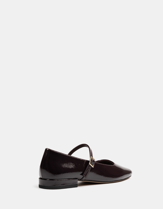 Wittner - Aria Crinkle Patent Leather Mary Janes