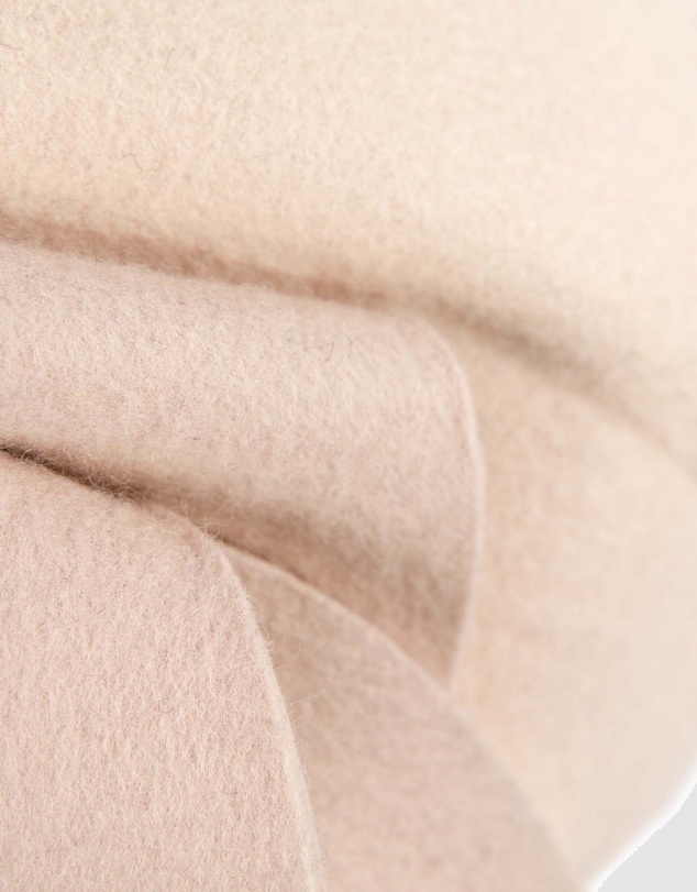 Max Alexander - Winter Beige Felt Beret Hat