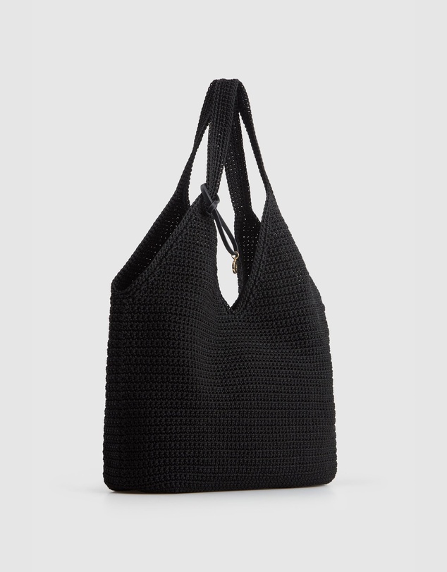 Laura Jones - Rayon Crochet Tote Bag