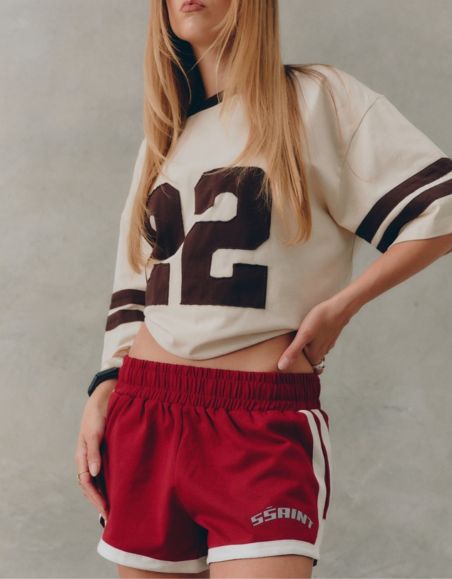 SSAINT - Reflective V Shorts Cherry