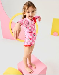 Rock Your Kid - Pretty Cherry Long Sleeve Swimsuit - Kids-Teens
