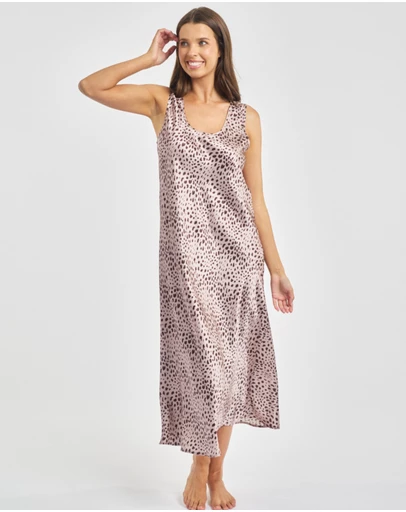 Love and Lustre - Mono Silk Long Nightdress