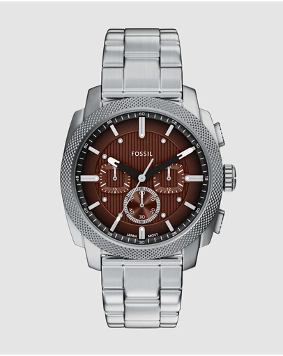 Fossil - Machine Silver Chronograph Watch