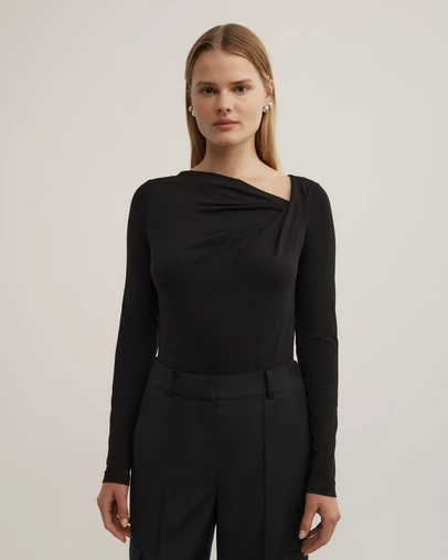 Witchery - Twist Front Long Sleeve Top