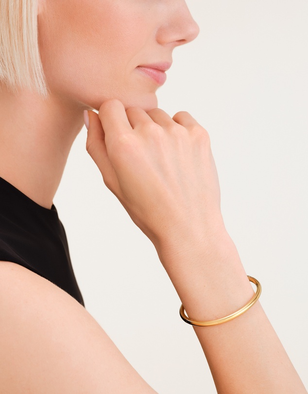 Rosefield - Plain Gold-Tone Bangle