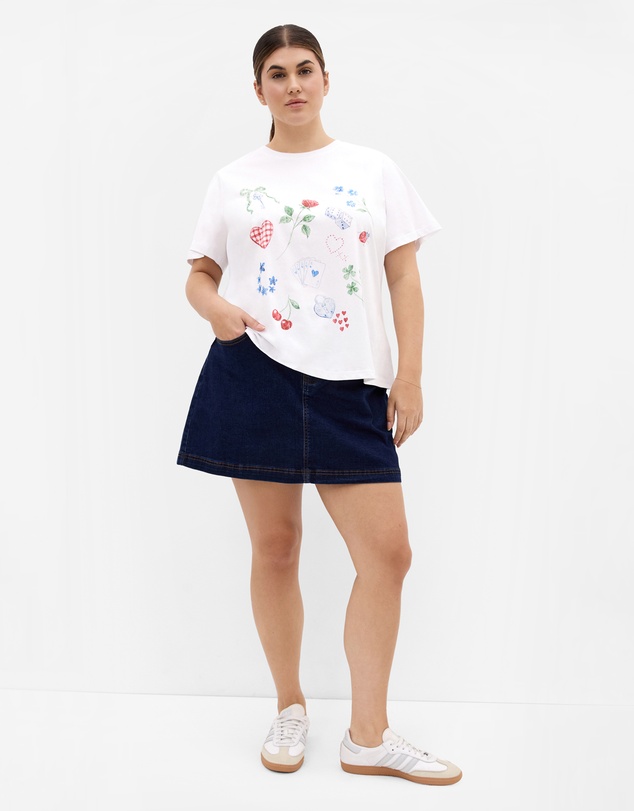 City Chic - Checkmate Tee