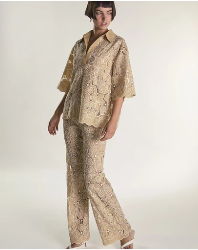 Glamorous - High Waisted Flared Trousers