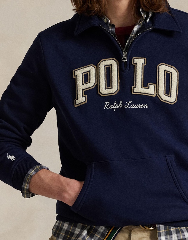 Polo Ralph Lauren - Logo Fleece Collared Sweatshirt