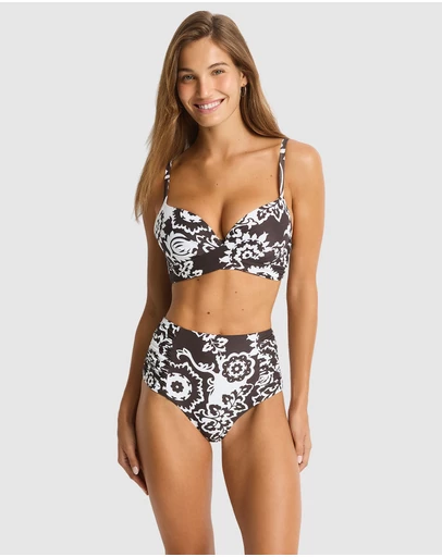 Sea Level Australia - Kastello Cross Front Moulded Underwire Bra