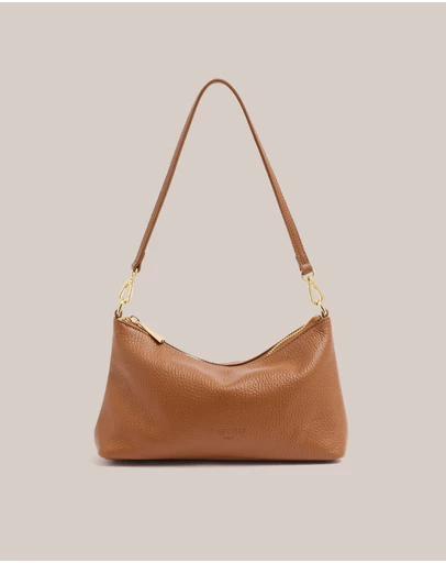 VESTIRSI - Ashley Tan Leather Crossbody Bag