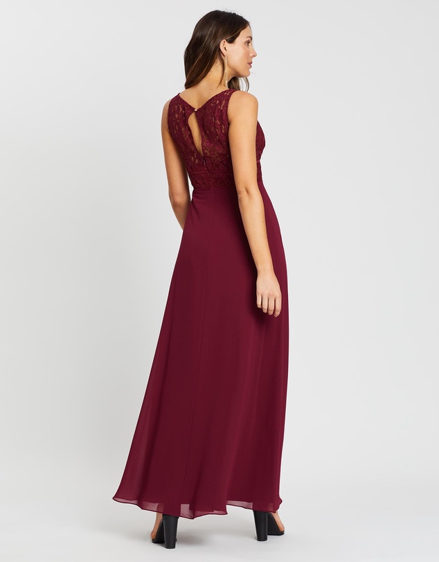 Alabaster The Label - Lace Bateau Dress