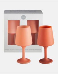 porter green - swepp | silicone unbreakable wine glasses