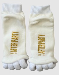 High Heel Jungle - The After Party Foot Relief Socks - Coconut Creme