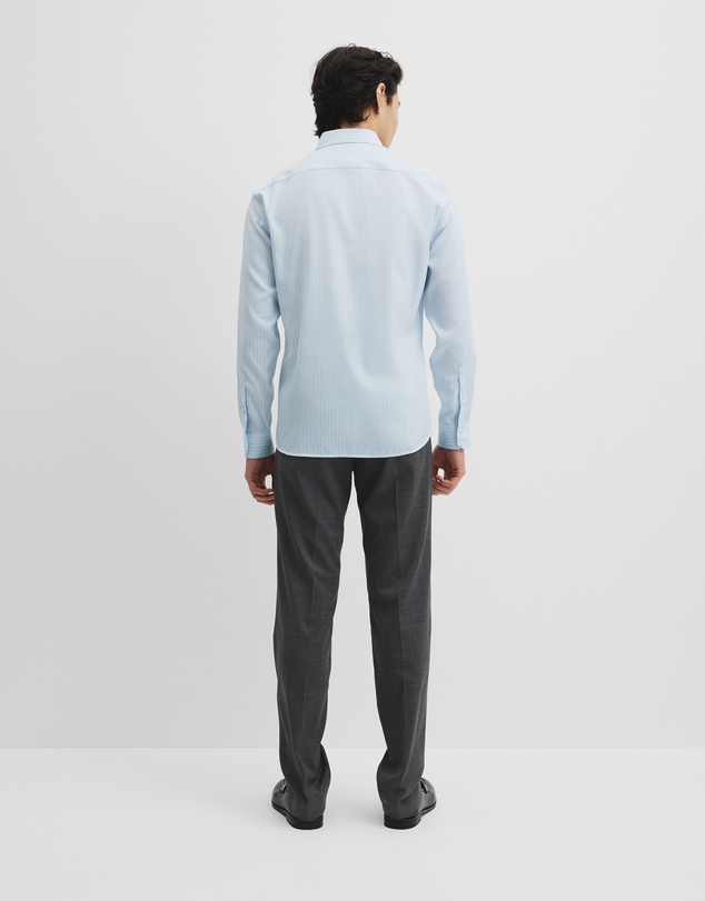 Country Road - Slim Fit Pinstripe Travel Shirt