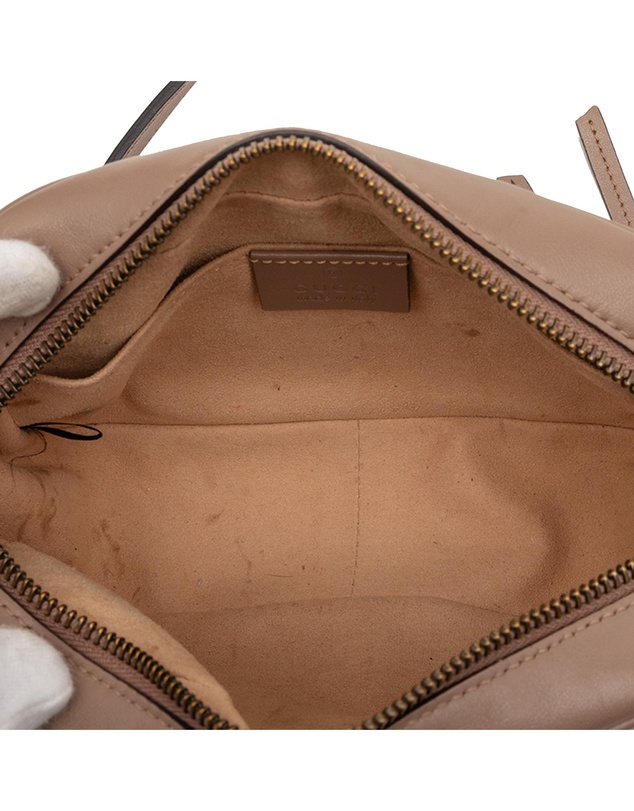 Gucci - Pre-Loved Mini GG Marmont Matelasse Leather Crossbody