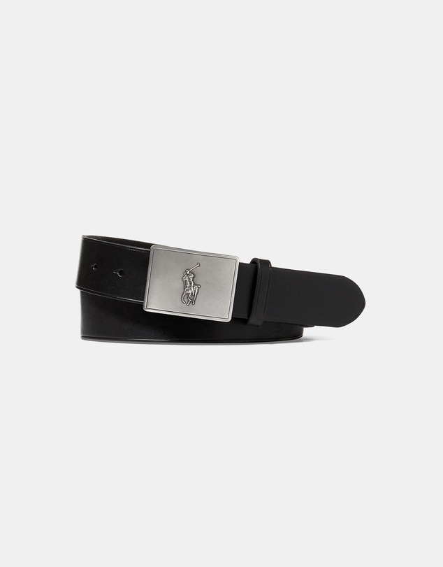 Polo Ralph Lauren - Pony Plaque Leather Belt