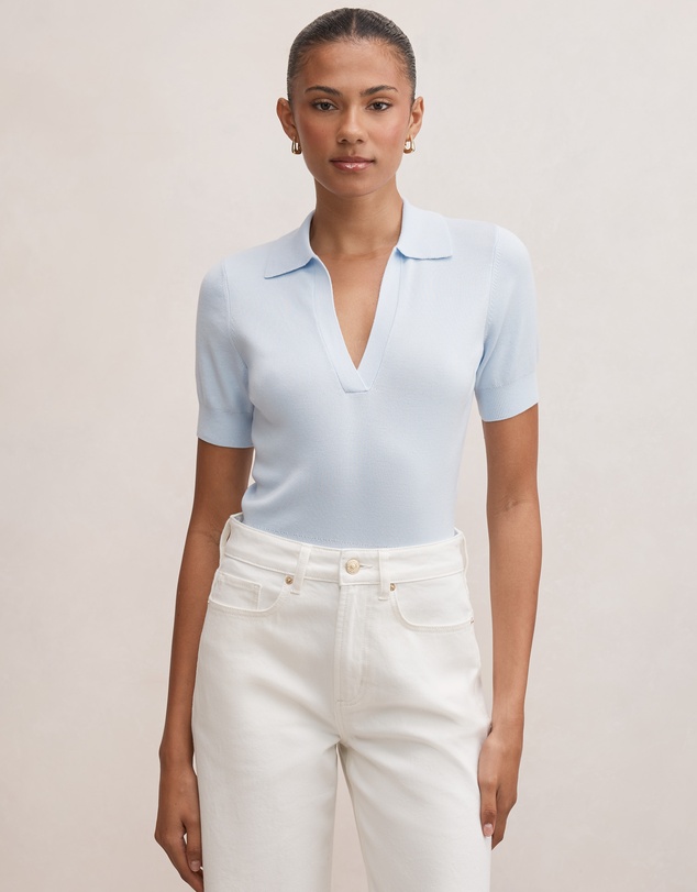 Forever New - Gia Knitted Polo Top