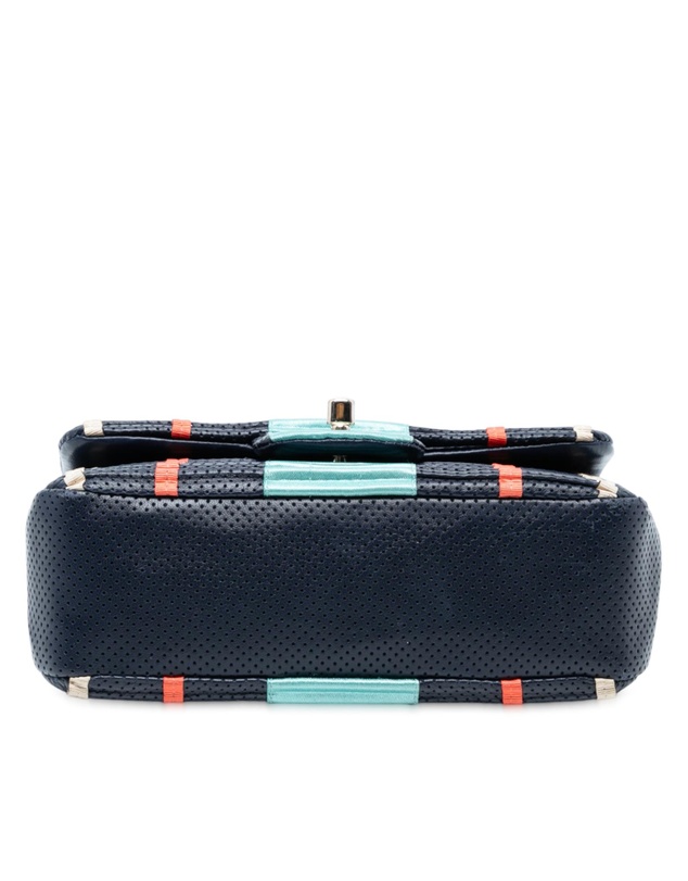Pre-Loved by Azura Reborn - Pre-Loved New Mini Coco Pleats Perforated Calfskin Single Flap