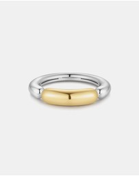 Ania Haie - Two-Tone Segmented Puffy Ring