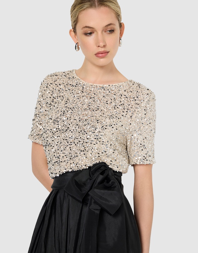 Montique - Ginger Sequin Top