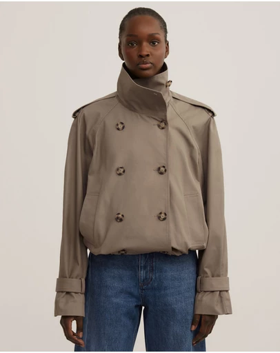 Witchery - Funnel Neck Trench Coat