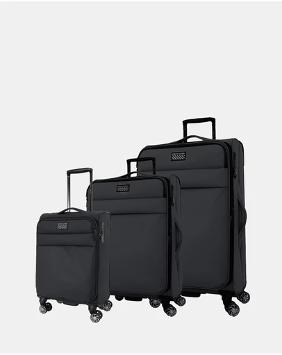 Pierre Cardin - Pierre Cardin 3-Piece Set Soft Water-Repellent Suitcase
