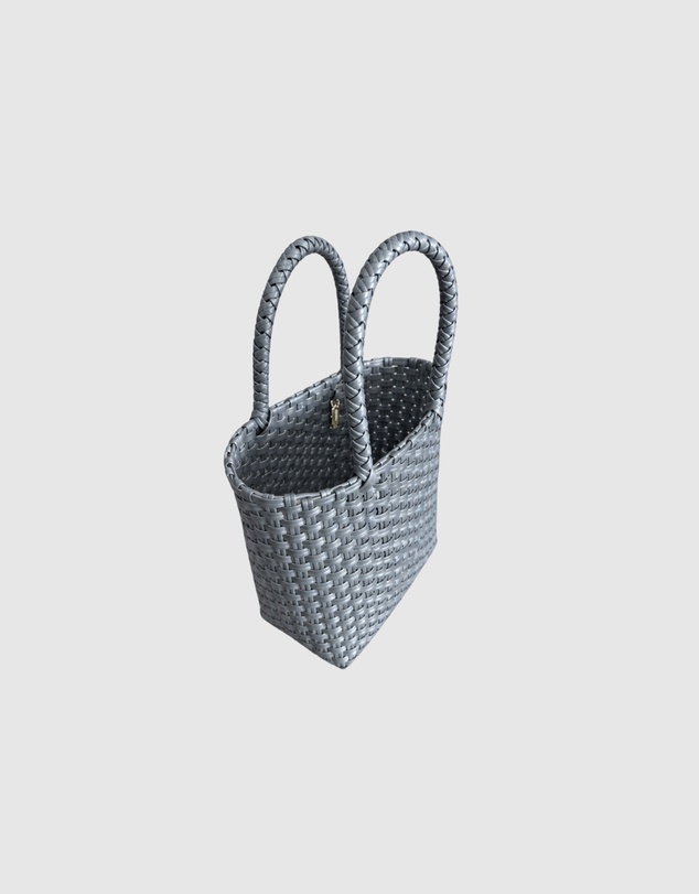 Mimmi Terra - Woven Micro Tote Argento