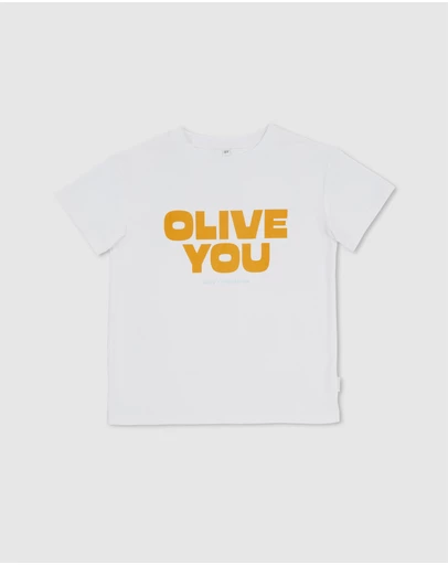 Olive & The Captain - Olive You Everyday Tee - Marigold