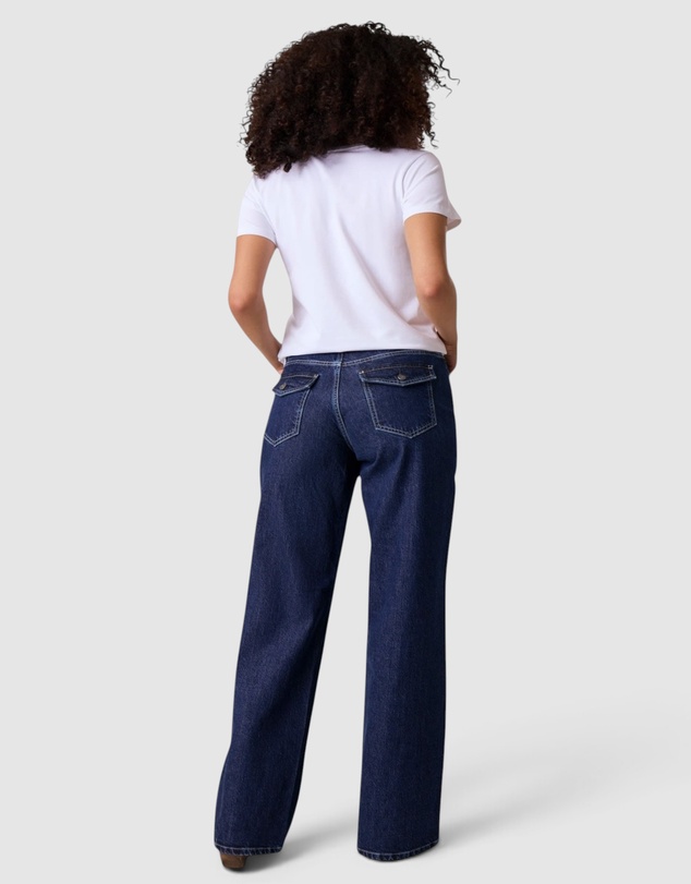 GUESS Jeans - GUESS JEANS G11 Wide Leg Flap Pocket Jeans