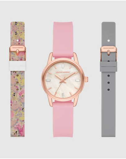 Skechers - Sets Blush Pink Analogue Watch