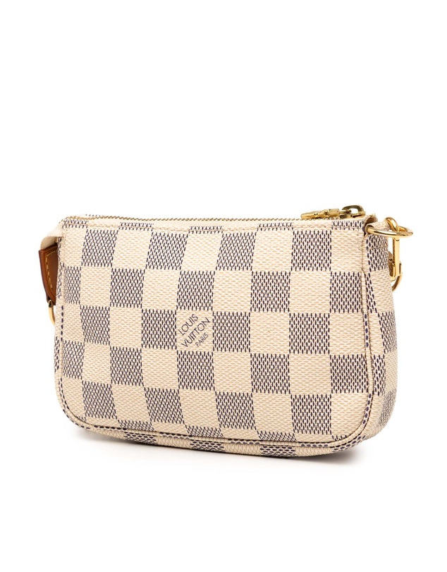 Pre-Loved by Azura Reborn - Pre-Loved Damier Azur Mini Pochette Accessoires
