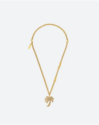 Palm Angels - Marchio GP Palm & Stones Pendant Necklace