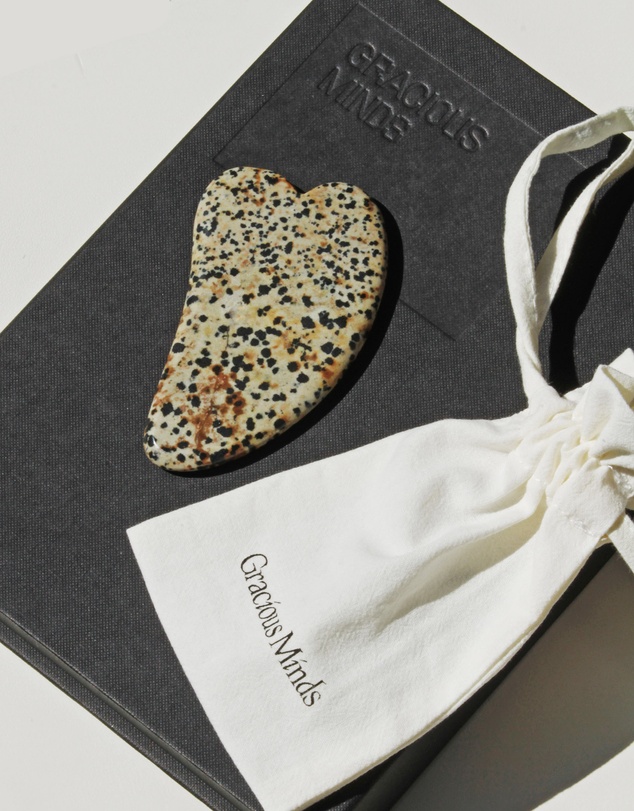 Gracious Minds - Gua Sha - Dalmation Jasper Quartz