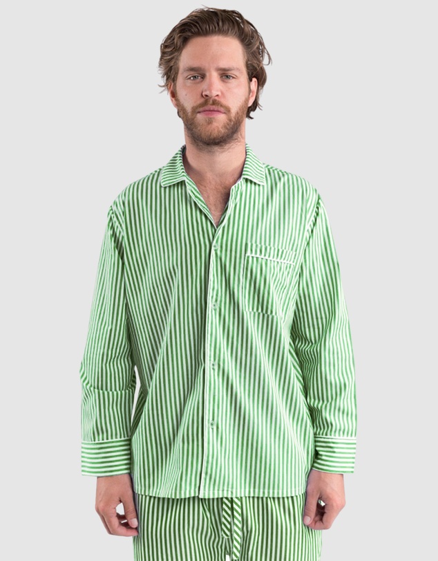 Sant And Abel - Men’s Braddock Green Long PJ Set